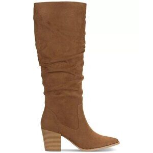 Sun + Stone Elviss Slouch Knee High Dress Boots ChestnutMSRP $179